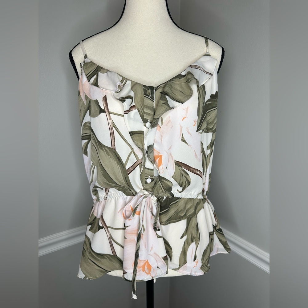 Express Floral Tank blouse